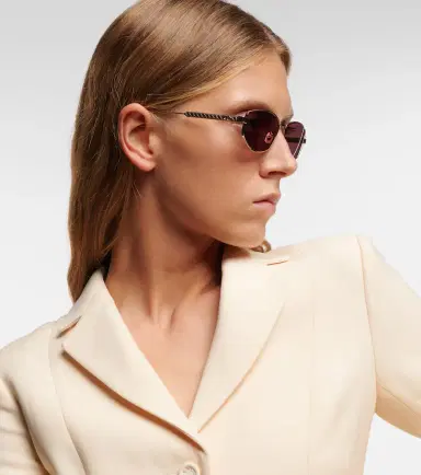 DIOR Eyewear DiorCannage B1U oval sunglasses | Thumbnail 6