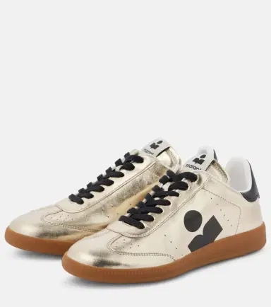 Isabel Marant Kaycee metallic-leather sneakers | Thumbnail 3 Isabel Marant Kaycee metallic-leather sneakers | Thumbnail 3
