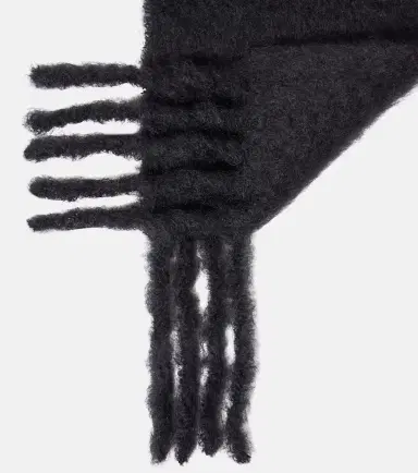 Loewe Anagram mohair and wool-blend scarf | Thumbnail 2