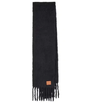 Loewe Anagram mohair and wool-blend scarf | Thumbnail 1