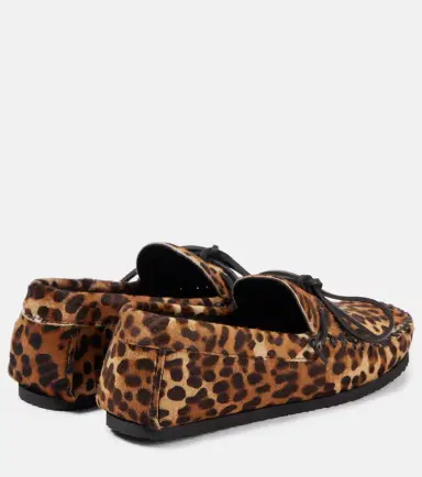 Isabel Marant Fitza leopard-print pony hair loafers | Thumbnail 3