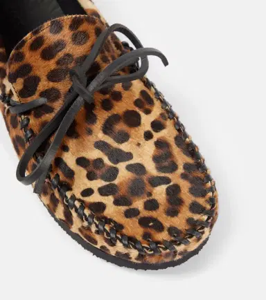 Isabel Marant Fitza leopard-print pony hair loafers | Thumbnail 4