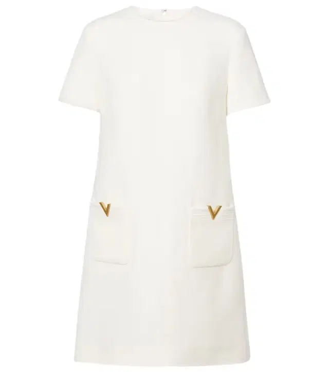 Valentino VGold Crepe Couture minidress