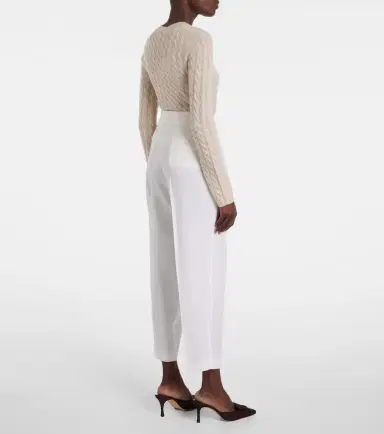 Altuzarra Emmett high-rise wool tapered pants | Thumbnail 5 Altuzarra Emmett high-rise wool tapered pants | Thumbnail 5