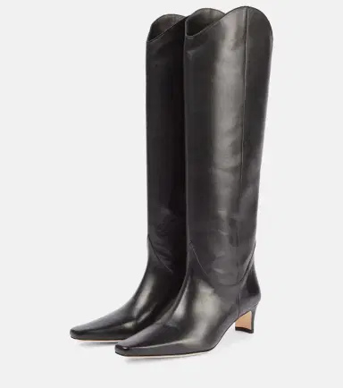 Staud Western Wally 55 leather cowboy boots | Thumbnail 2