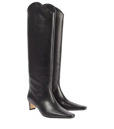 Staud Western Wally 55 leather cowboy boots | Thumbnail 1