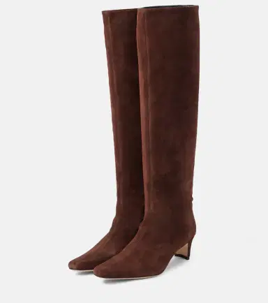 Staud Wally suede knee-high boots | Thumbnail 2