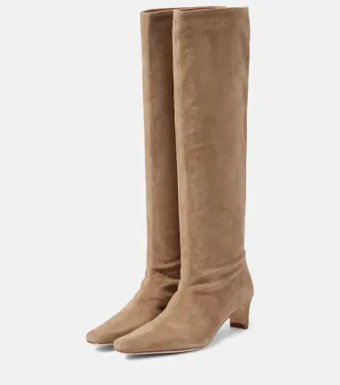 Staud Wally suede knee-high boots | Thumbnail 4