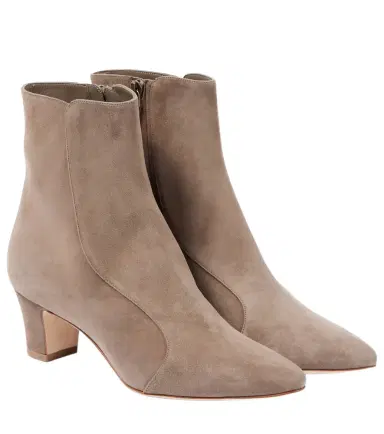 Manolo Blahnik Myconia 50 suede booties | Thumbnail 1 Manolo Blahnik Myconia 50 suede booties | Thumbnail 1