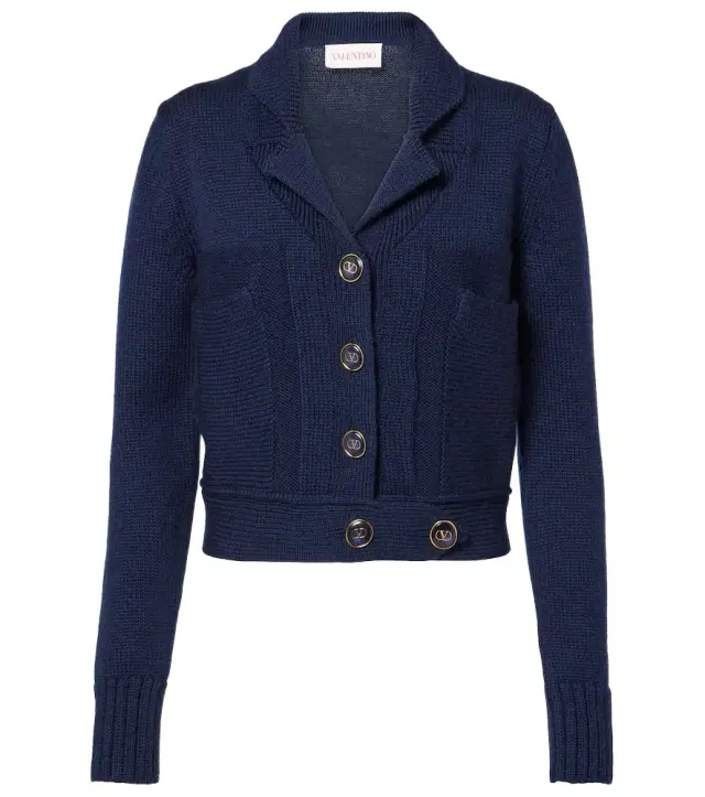 Valentino Wool and cotton cardigan