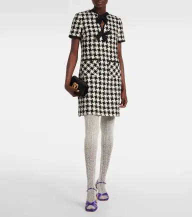 Valentino Logo wool-blend tights | Thumbnail 2