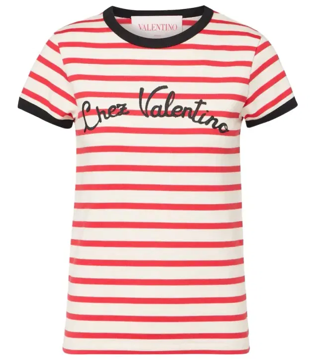 Valentino Chez  cotton jersey T-shirt