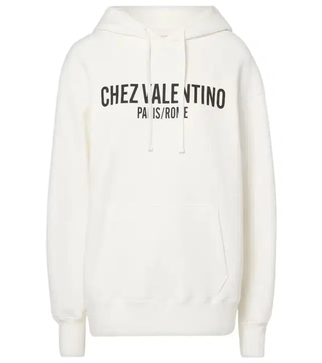 Valentino Printed cotton jersey hoodie