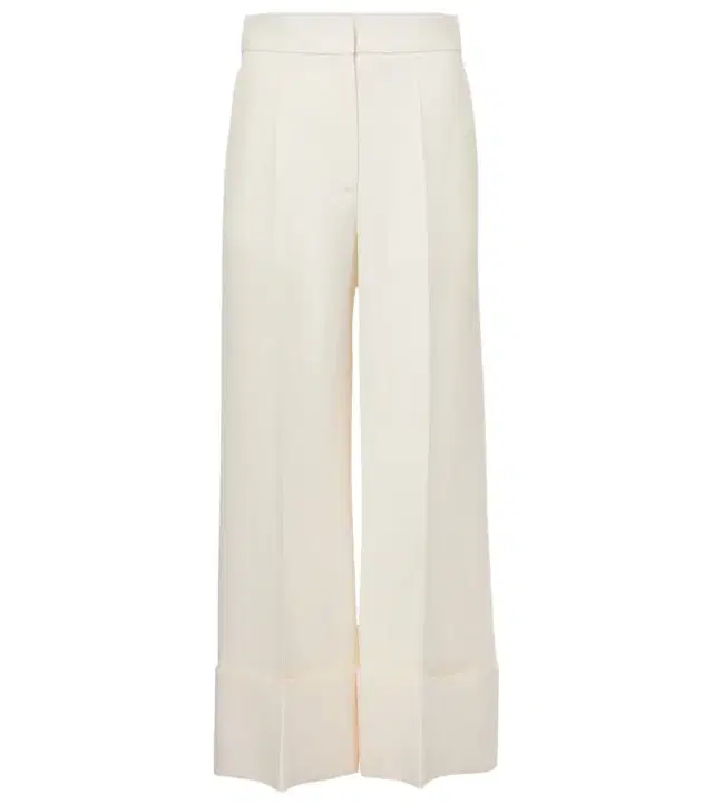 Valentino Crepe Couture wide-leg pants