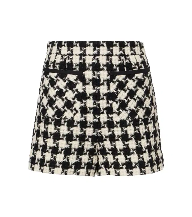 Valentino Mossi tweed shorts