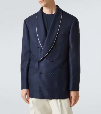 Brunello Cucinelli Silk tuxedo jacket | Thumbnail 4 Brunello Cucinelli Silk tuxedo jacket | Thumbnail 4