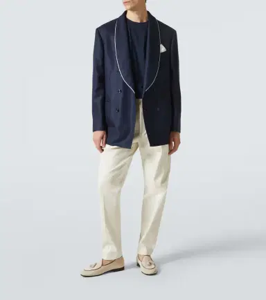 Brunello Cucinelli Silk tuxedo jacket | Thumbnail 8 Brunello Cucinelli Silk tuxedo jacket | Thumbnail 8