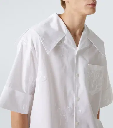 Simone Rocha Embroidered cotton shirt | Thumbnail 5 Simone Rocha Embroidered cotton shirt | Thumbnail 5
