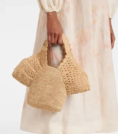 Zimmermann Raffia bucket bag | Thumbnail 4