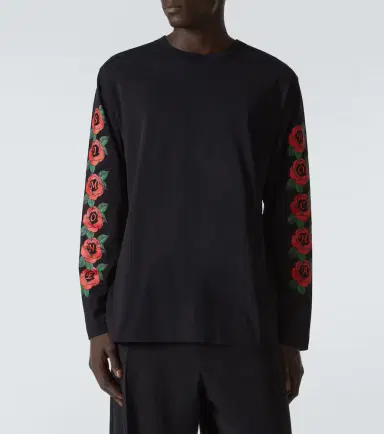 Simone Rocha Logo floral cotton jersey T-shirt | Thumbnail 5