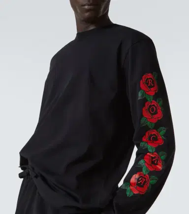 Simone Rocha Logo floral cotton jersey T-shirt | Thumbnail 6