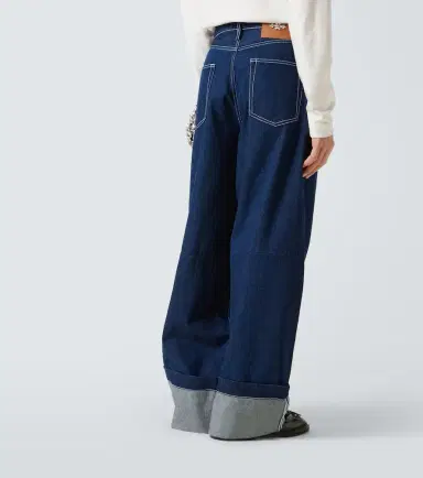 Simone Rocha Embellished wide-leg jeans | Thumbnail 3