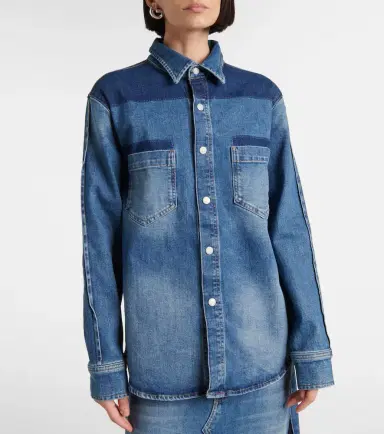 AG Jeans Monaco patchwork denim shirt | Thumbnail 3 AG Jeans Monaco patchwork denim shirt | Thumbnail 3