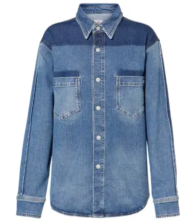 AG Jeans Monaco patchwork denim shirt | Thumbnail 1 AG Jeans Monaco patchwork denim shirt | Thumbnail 1