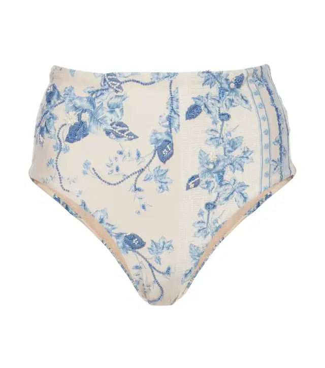 Agua by Agua Bendita Magenta floral bikini bottoms
