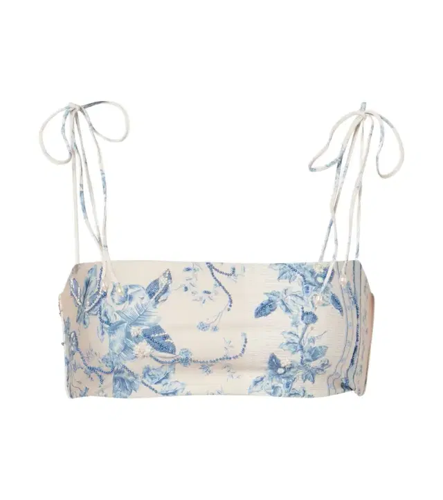 Agua by Agua Bendita Primavera floral bikini top