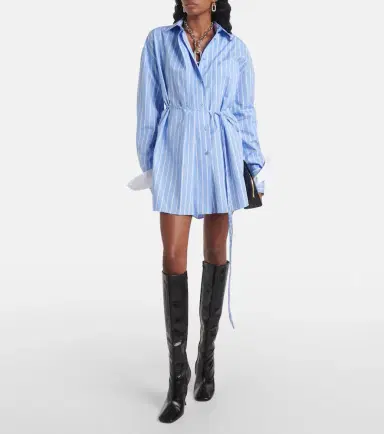 Sportmax Firma striped cotton shirt dress | Thumbnail 2 Sportmax Firma striped cotton shirt dress | Thumbnail 2