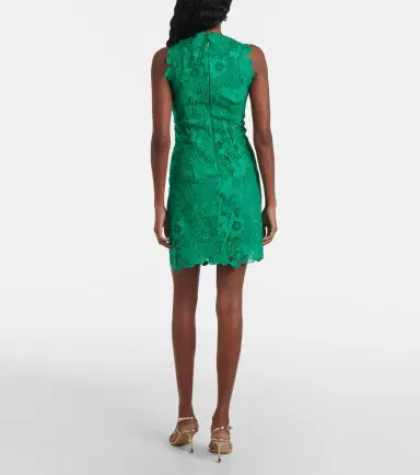 Monique Lhuillier Floral lace minidress | Thumbnail 3