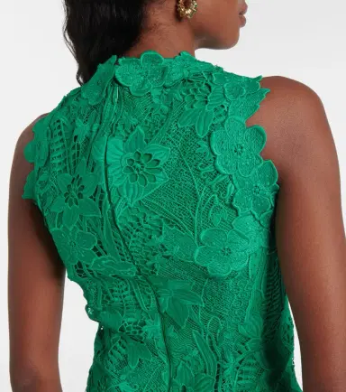 Monique Lhuillier Floral lace minidress | Thumbnail 4