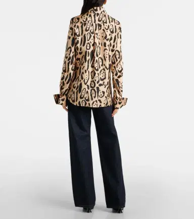 Sportmax Armony leopard-print silk top | Thumbnail 3