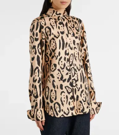 Sportmax Armony leopard-print silk top | Thumbnail 4