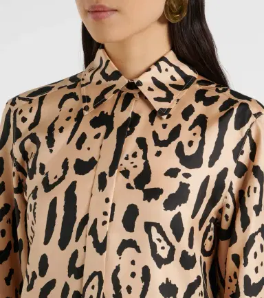 Sportmax Armony leopard-print silk top | Thumbnail 6