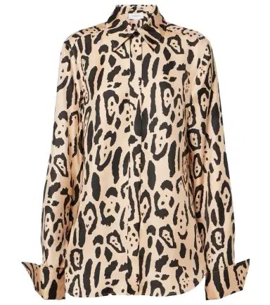 Sportmax Armony leopard-print silk top | Thumbnail 1
