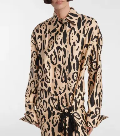 Sportmax Astoria printed silk twill gown | Thumbnail 2
