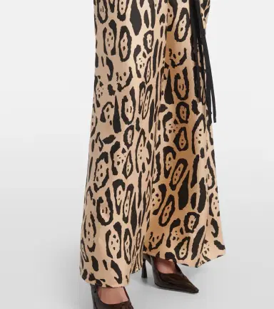 Sportmax Astoria printed silk twill gown | Thumbnail 4