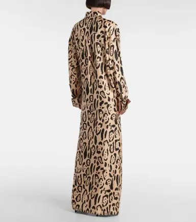 Sportmax Astoria printed silk twill gown | Thumbnail 5