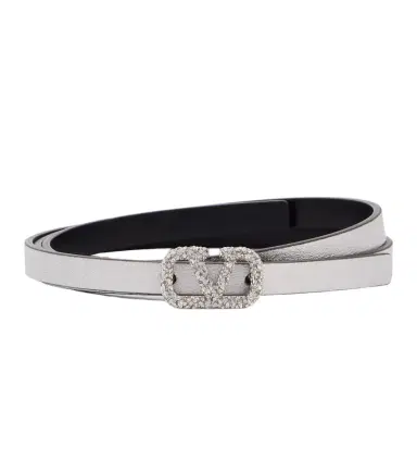 Valentino Garavani VLogo Signature reversible leather belt | Thumbnail 1