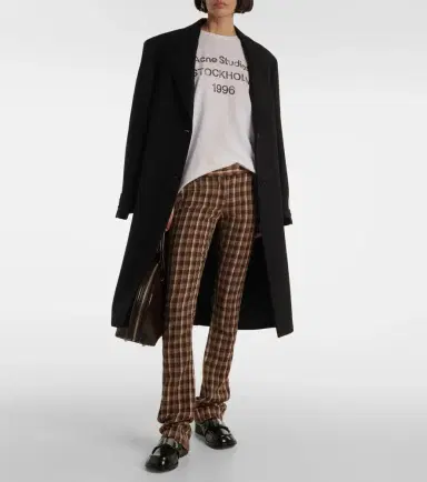 Acne Studios Distressed logo cotton and hemp T-shirt | Thumbnail 5