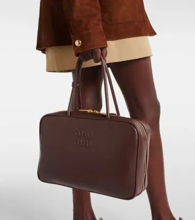 Miu Miu Beau Large leather tote bag | Thumbnail 2 Miu Miu Beau Large leather tote bag | Thumbnail 2