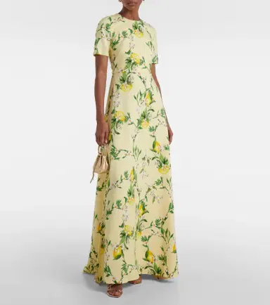 Monique Lhuillier Floral maxi dress | Thumbnail 2