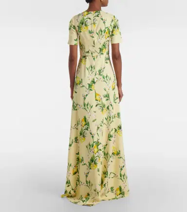 Monique Lhuillier Floral maxi dress | Thumbnail 3