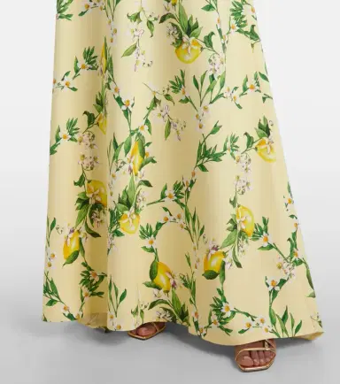 Monique Lhuillier Floral maxi dress | Thumbnail 4