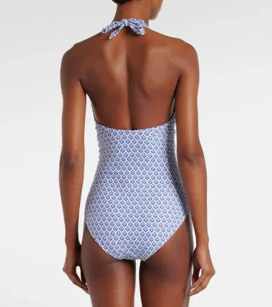 Heidi Klein Cape Cod printed halterneck swimsuit | Thumbnail 4