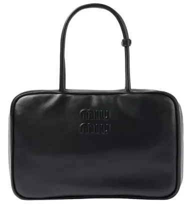 Miu Miu Medium leather tote bag | Thumbnail 1 Miu Miu Medium leather tote bag | Thumbnail 1