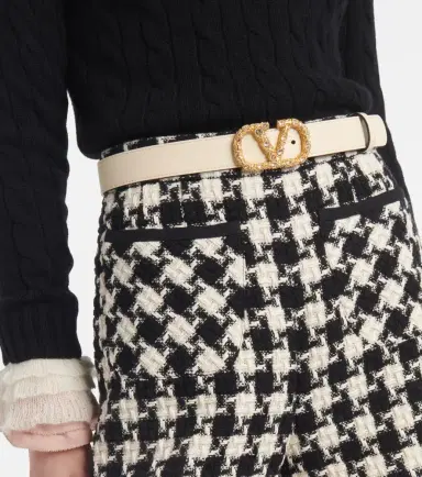 Valentino Garavani VLogo Signature embellished leather belt | Thumbnail 3