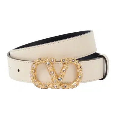Valentino Garavani VLogo Signature embellished leather belt | Thumbnail 1